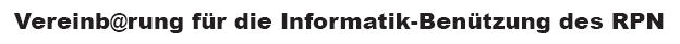 Ch@rte informatique du RPN en allemand